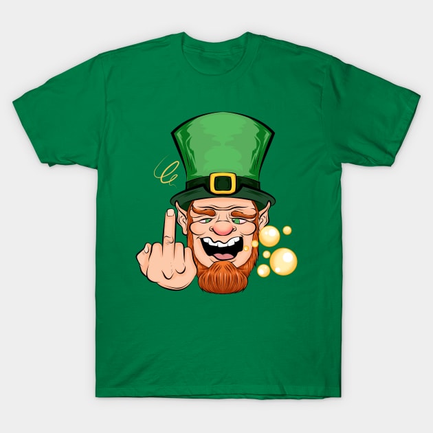 drunker beer elf patricks day T-Shirt by the house of parodies